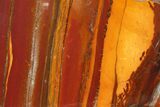 Polished Desert Sunset Banded Iron Section - Western Australia #133021-2